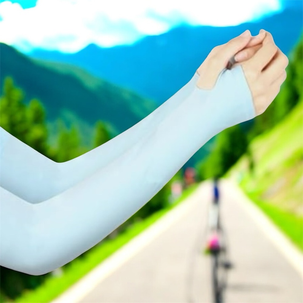 $5 Add-On 🆕SPF50+ Sun Protection Baby Blue Arm Sleeves